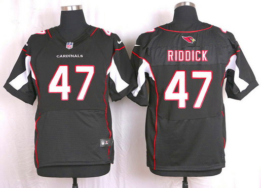 Men's Arizona Cardinals #47 Shaq Riddick Black Alternate NFL Nike Elite Jersey