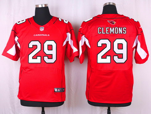 Men's Arizona Cardinals #29 Chris Clemons Red Team Color NFL Nike Elite Jersey