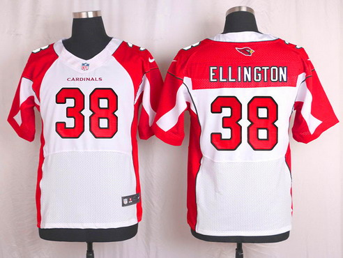 Men's Arizona Cardinals #38 Andre Ellington White Road NFL Nike Elite Jersey