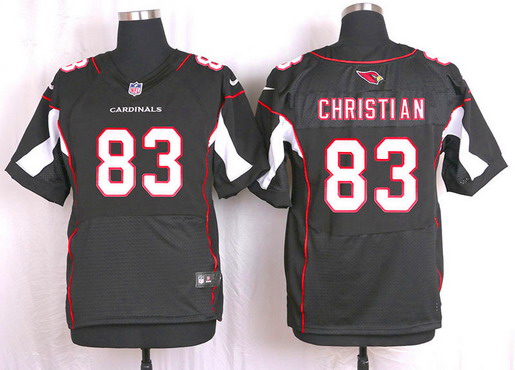 Men's Arizona Cardinals #83 Gerald Christian Black Alternate NFL Nike Elite Jersey