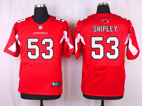 Men's Arizona Cardinals #53 A.Q. Shipley Red Team Color NFL Nike Elite Jersey