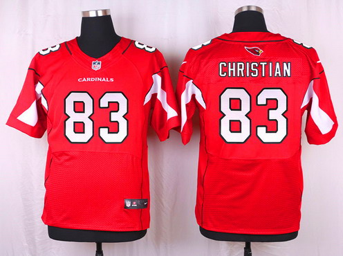 Men's Arizona Cardinals #83 Gerald Christian Red Team Color NFL Nike Elite Jersey