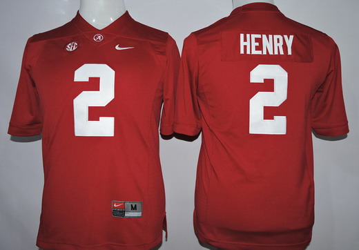 Youth Alabama Crimson Tide #2 Derrick Henry Red 2015 College Football Nike Limited Jersey