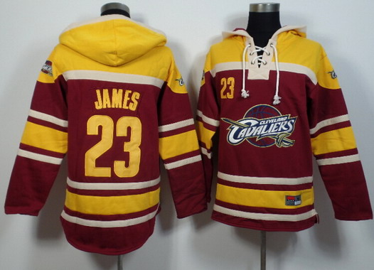 NBA Cleveland Cavaliers #23 LeBron James Red Hoodie