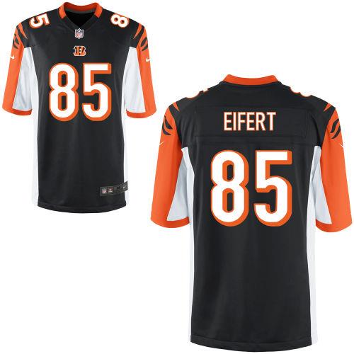 Youth Cincinnati Bengals #85 Tyler Eifert Black Team Color NFL Nike Game Jersey