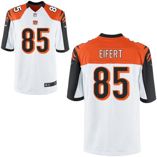 Youth Cincinnati Bengals #85 Tyler Eifert White Road NFL Nike Game Jersey