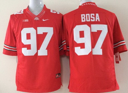 Youth Ohio State Buckeyes #97 Joey Bosa Red College Football Nike Limited Jersey
