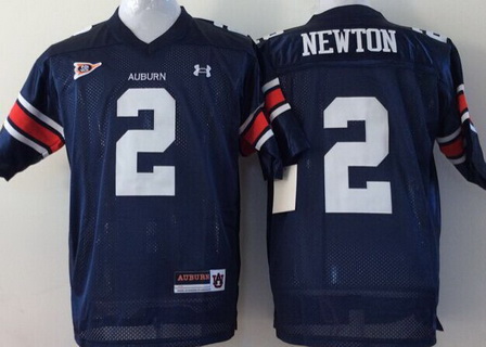 Youth Auburn Tigers #2 Cam Newton Navy Blue College Football Jersey
