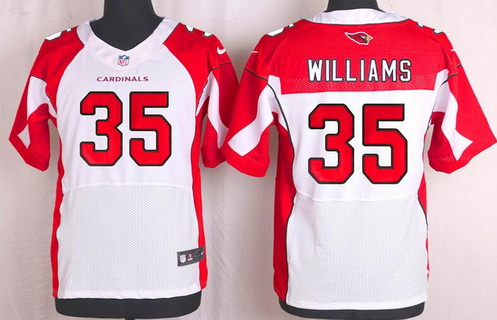Men's Arizona Cardinals #35 Aeneas Williams White Retired Player NFL Nike Elite Jersey