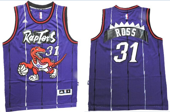 Mens Youth Toronto Raptors #31 Terrence Ross 2015 Swingman Stitched Purple Jersey