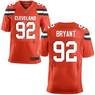 Men's Cleveland Browns #92 Desmond Bryant Orange Alternate 2015 NFL Nike Elite Jersey