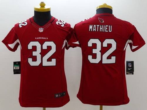 Women's Arizona Cardinals #32 Tyrann Mathieu Red Nike Limited Jersey