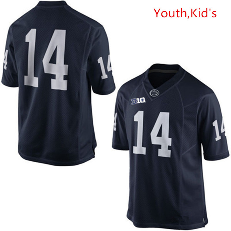 Youth Penn State Nittany Lions Nike Navy Blue #14 Limited Football Jersey