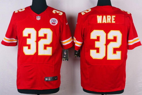 Men's Kansas City Chiefs #32 Spencer Ware Red Team Color NFL Nike Elite Jersey