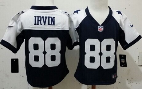 Toddler's Dallas Cowboys #88 Michael Irvin Blue Thanksgiving Nike Football Jersey