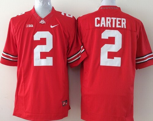Men's Ohio State Buckeyes #2 Cris Carter 2014 Red Limited Jersey