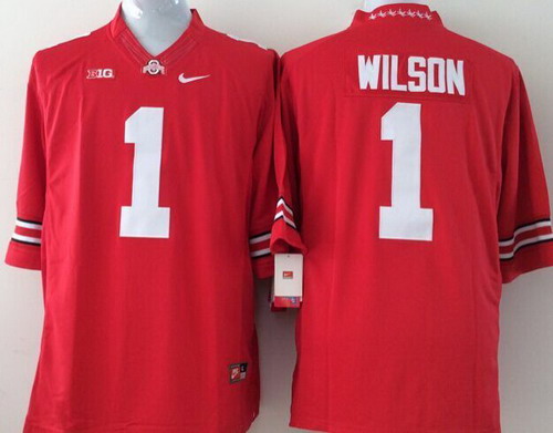 Men's Ohio State Buckeyes #1 Dontre Wilson 2014 Red Limited Jersey