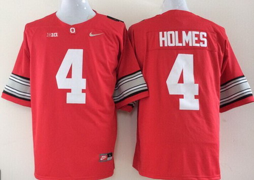 Men's Ohio State Buckeyes #4 Santonio Holmes Diamond Quest Nike 2015 College Football Playoff Sugar Bowl Special Event Jersey