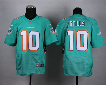 Men's Miami Dolphins #10 Kenny Stills Home Green Nike Elite Jersey