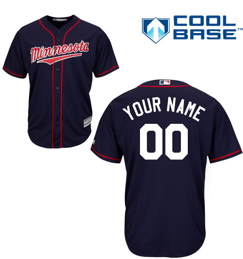 Minnesota Twins 2015 Cool Base Personalized Alternate Road Jersey