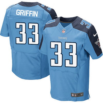 Men's Tennessee Titans #33 Michael Griffin Nike Light Blue Vapor Untouchable Limited Jersey