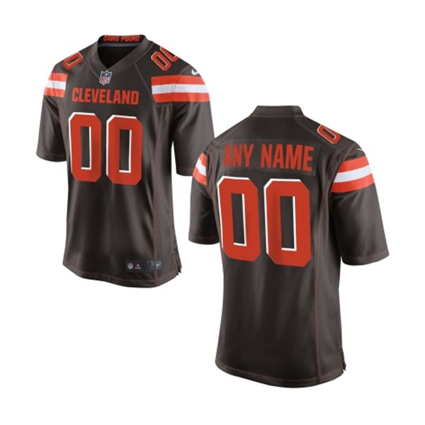 Youth Cleveland Browns Nike Brown Customized 2015 Game Jersey