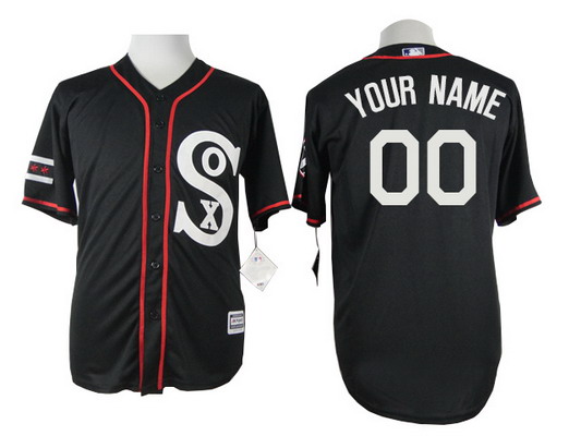 Youth Chicago White Sox Customized 2015 Black Jersey