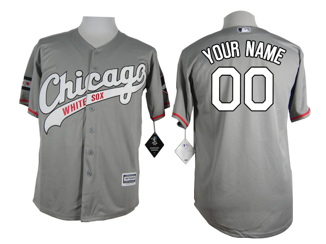 Women's Chicago White Sox Customized 2015 Gray Jersey