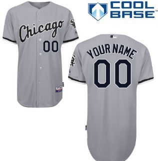 Women's Chicago White Sox Customized Gray Jersey