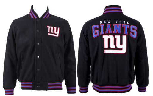 Men's New York Giants Black Wool shell Jacket