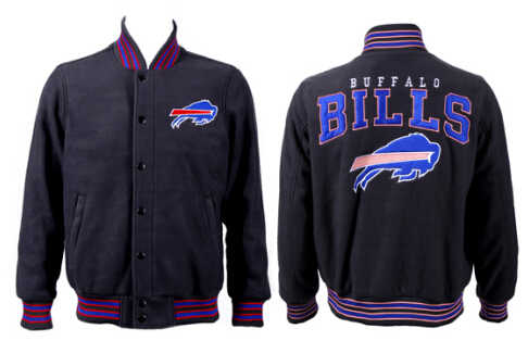 Men's Buffalo Bills Navy Wool shell Jacket