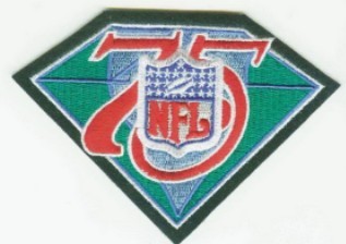 NFL 75th Anniversary Patch