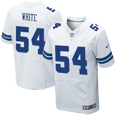 Men's Dallas Cowboys Retired Player #54 Randy White White NFL Nike Elite Jersey