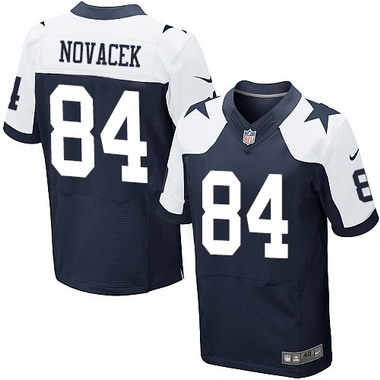 Men's Dallas Cowboys #84 Jay Novacek Navy Blue Thanksgiving Retired Player NFL Nike Elite Jersey