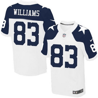 Men's Dallas Cowboys #83 Terrance Williams White Thanksgiving Alternate NFL Nike Elite Jersey