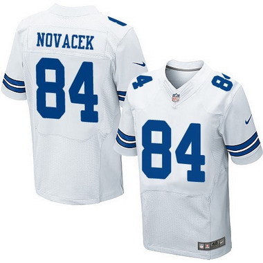 Men's Dallas Cowboys #84 Jay Novacek White Retired Player NFL Nike Elite Jersey