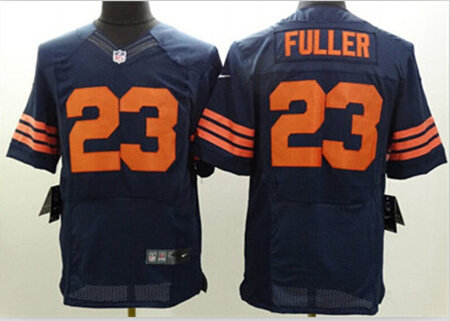 Men's Chicago Bears #23 Kyle Fuller Blue With Orange Nik Elite Jersey