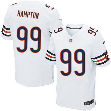 Men's Chicago Bears #99 Dan Hampton White Retired Player NFL Nike Elite Jersey