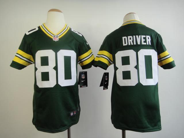 Men's Green Bay Packers Retired Player #80 Donald Driver Green Elite Jersey