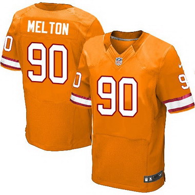 Men's Tampa Bay Buccaneers #90 Henry Melton Orange Alternate NFL Nike Elite Jersey