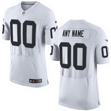 Men's Las Vegas Raiders Custom Nike White Vapor Untouchable Limited Jersey