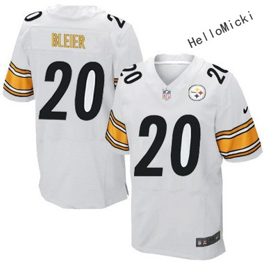 Men's Pittsburgh Steelers Retired Players #20 rocky bleier White elite jersey