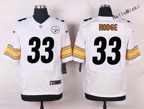 Men's Pittsburgh Steelers Retired Players #33 merril hodge White elite jersey