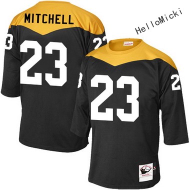 Men's Pittsburgh Steelers Current Players #23 mike mitchell Black Throwback VINTAGE 1967 Football jersey