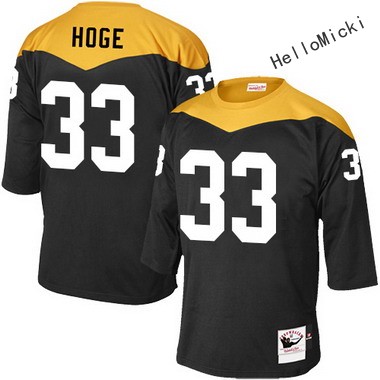 Men's pittsburgh steelers #33 merril hodge Black Throwback VINTAGE 1967 Football jersey