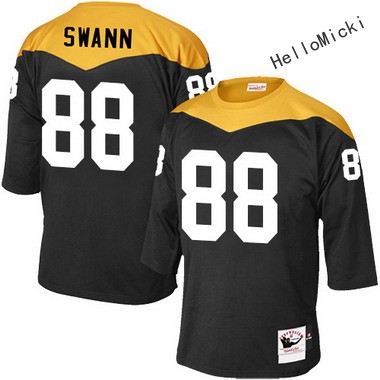 Men's pittsburgh steelers #88 lynn swann Black Throwback VINTAGE 1967 Football jersey