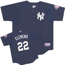 Men's New York Yankees #22 ROGER CLEMENS navy Cool Base Baseball Jersey With Name