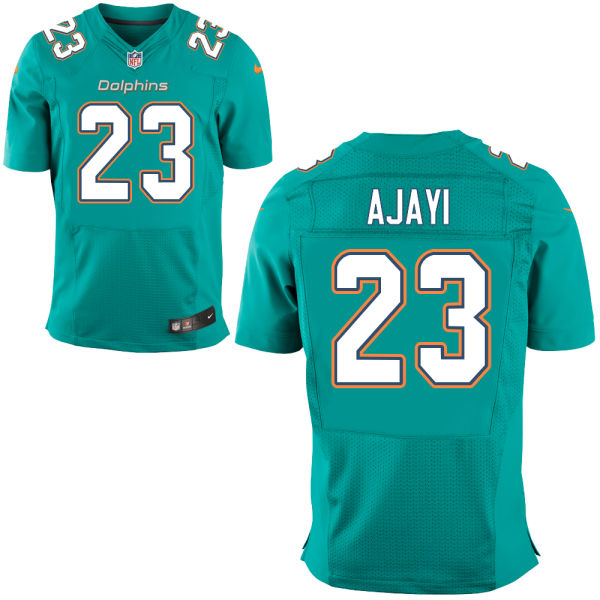 Men's Miami Dolphins #23 Jay Ajayi Green Nike Aqua Elite Jersey