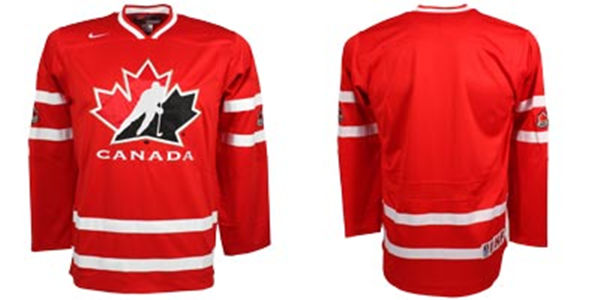 Men's 1998 Team Canada Blank Red Nike Olympic Throwback Stitched Hockey Jersey