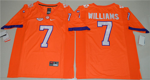 Men's Clemson Tigers Mike Williams #7 College Football Limited Jersey - Orange
